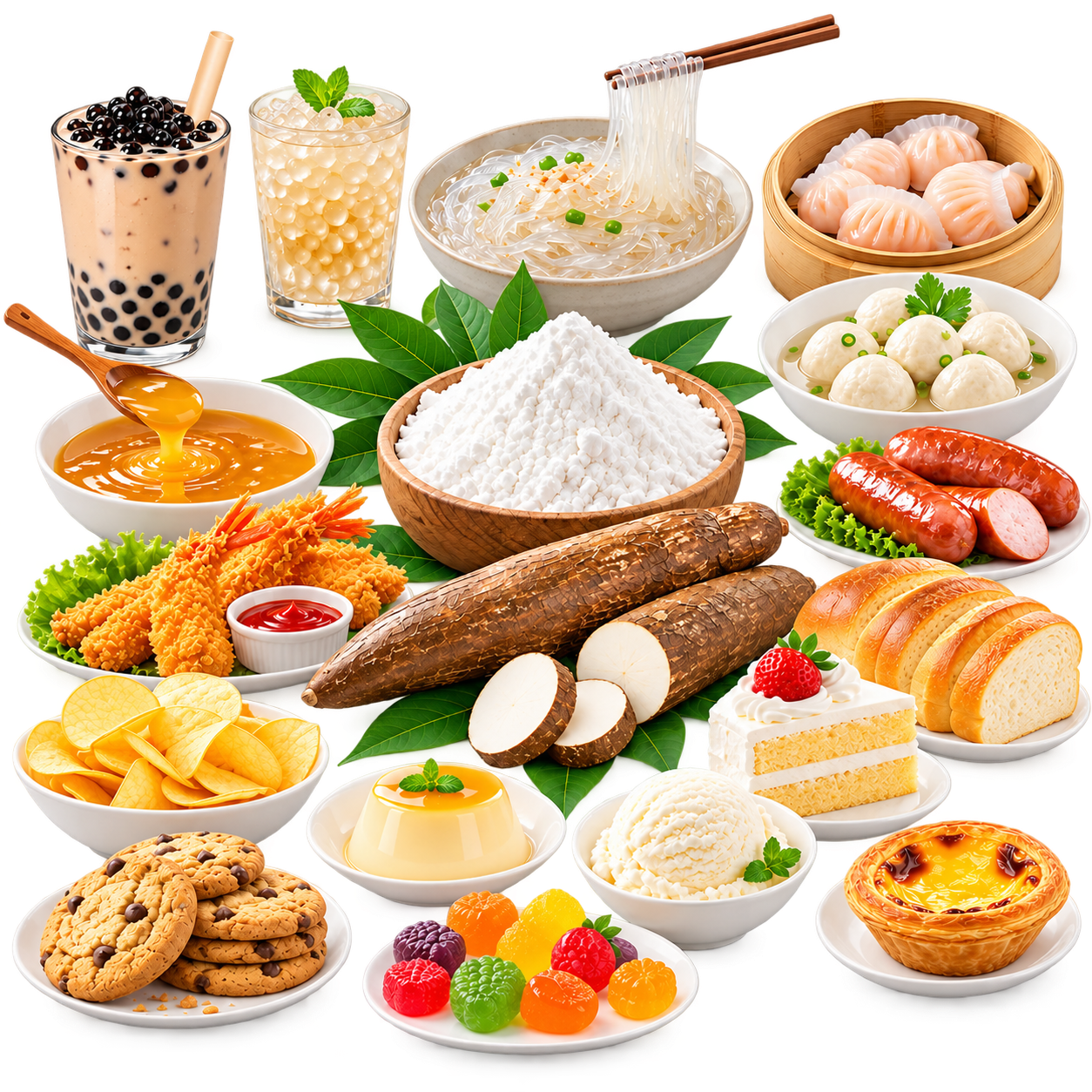 Tapioca starch and food applications